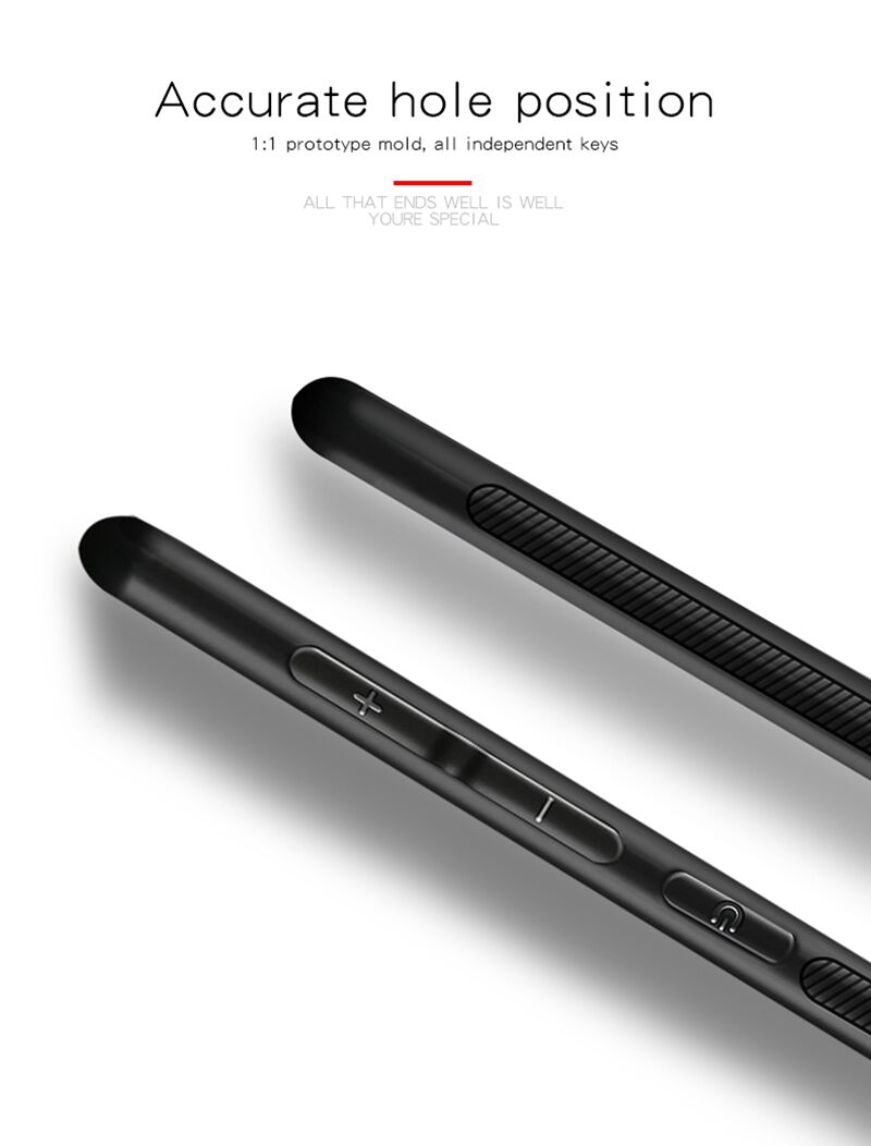 Carcasă Mofi antiderapantă pentru Xiaomi Mi 8 Lite - negru