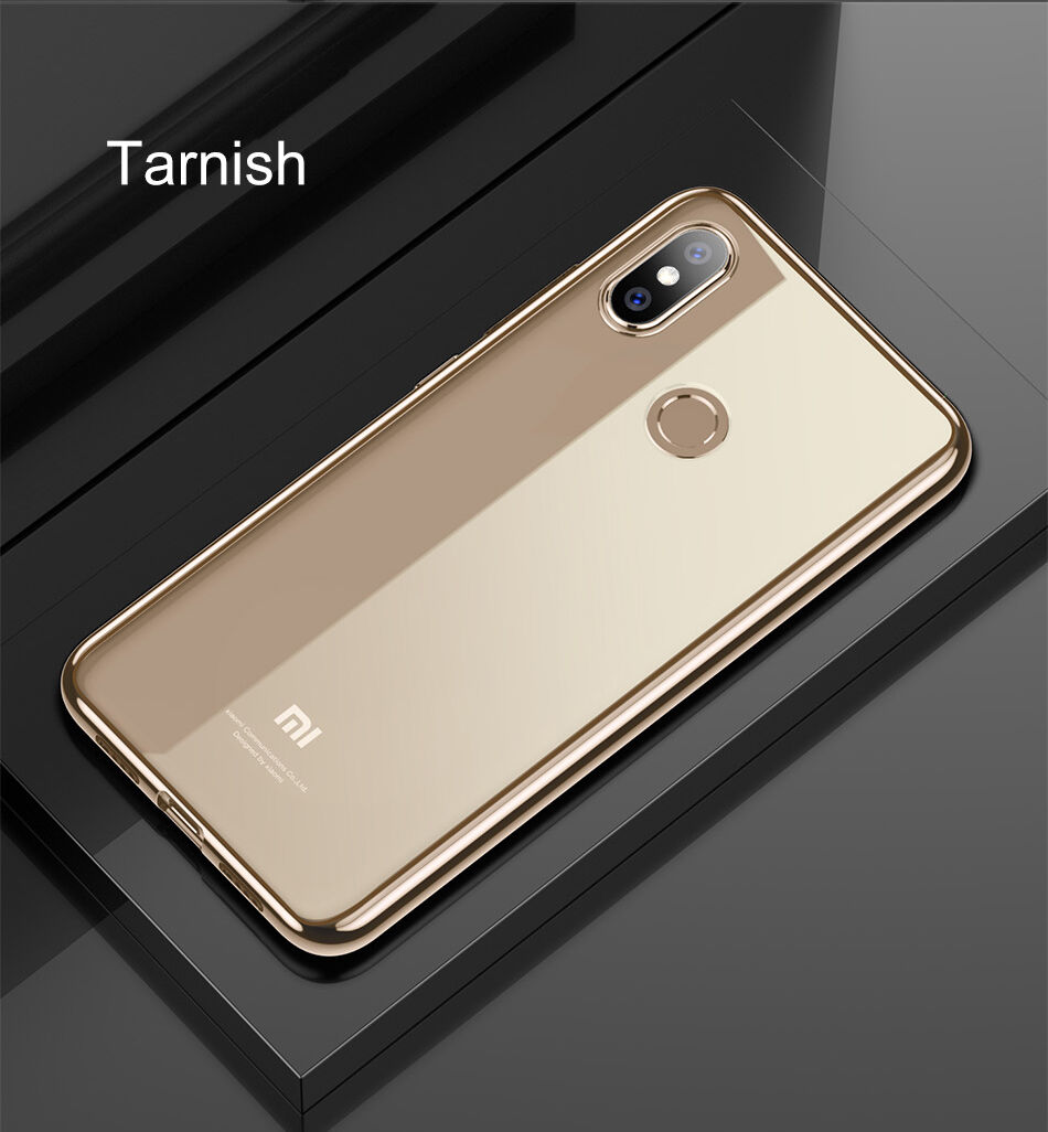 Carcasă transparentă Baseus Shining, cu ramă, pentru Xiaomi Mi 8 - albastru