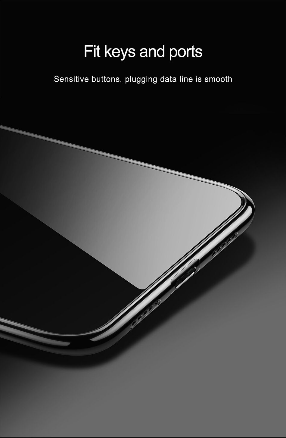 Carcasă transparentă Baseus Shining, cu ramă, pentru Xiaomi Mi 8 - auriu
