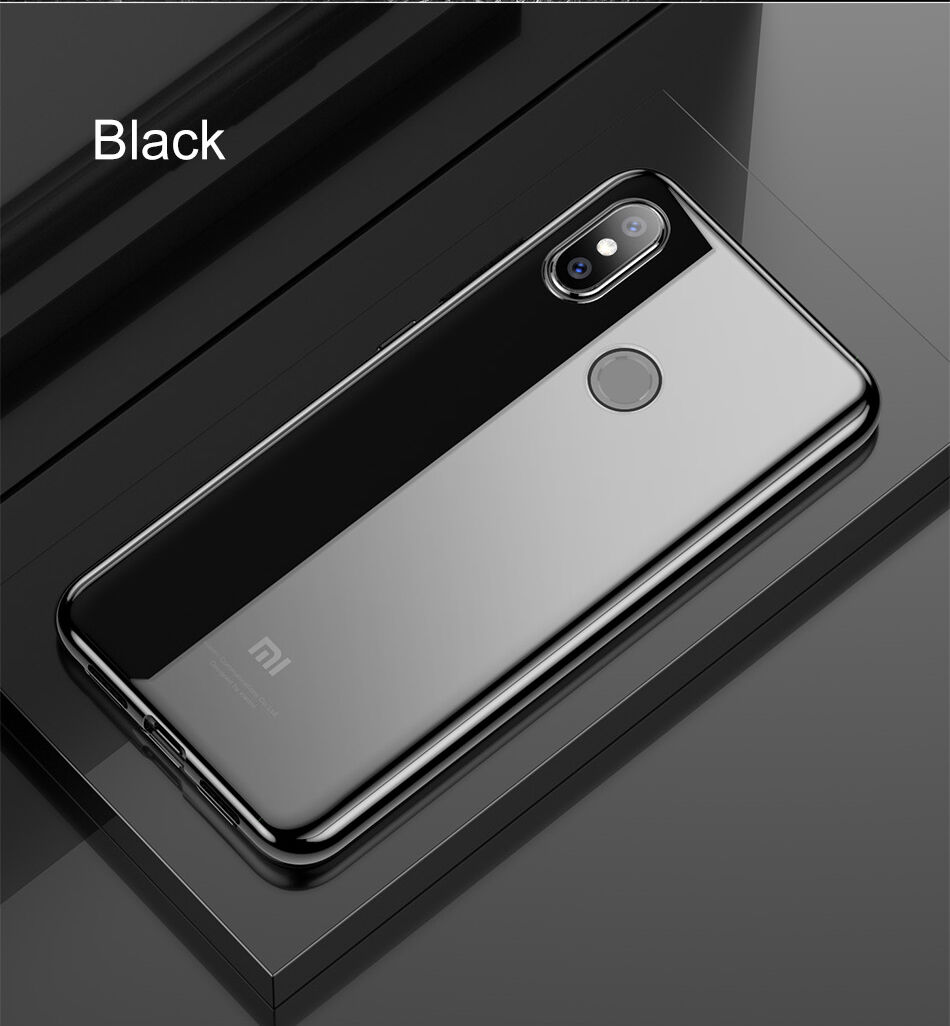 Carcasă transparentă Baseus Shining, cu ramă, pentru Xiaomi Mi 8 - auriu