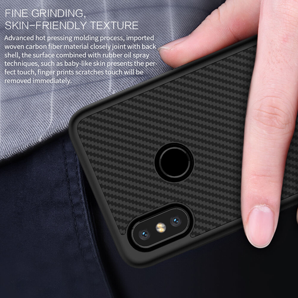 Carcasă Nillkin, din plastic, pentru Xiaomi Mi 8 - negru