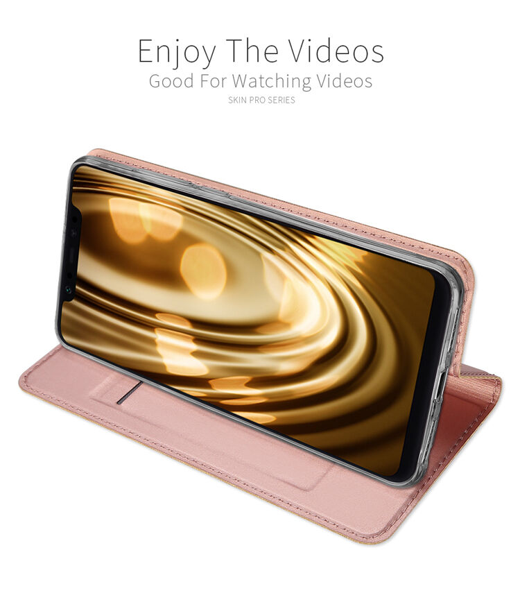 Husă flip Dux Ducis Skin Pro, din piele, pentru Xiaomi Mi 8 - albastru