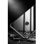 Carcasă Cafele, din plastic transparent cu ramă, pentru Xiaomi Mi 8 - albastru
