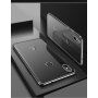 Carcasă Cafele, din plastic transparent cu ramă, pentru Xiaomi Mi 8 - negru