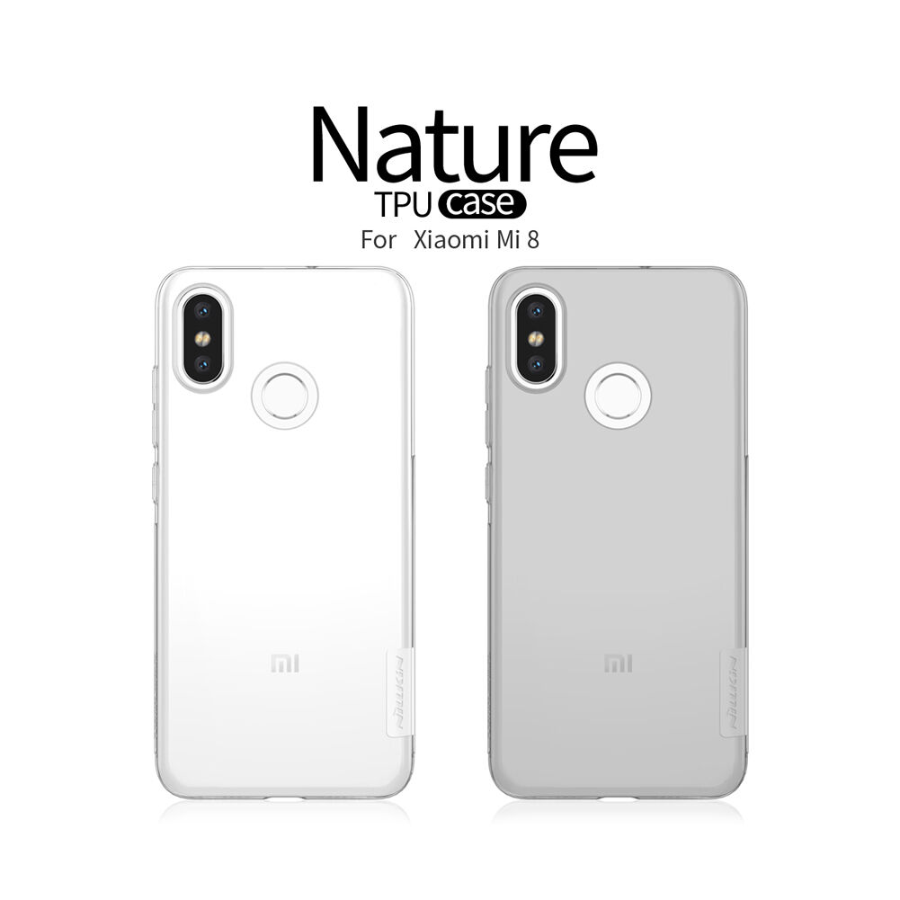 Carcasă NILLKIN Nature, pentru Xiaomi Mi 8 - alb