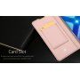 Husă flip Dux Ducis Skin Pro, din piele, pentru Honor 8X - albastru închis