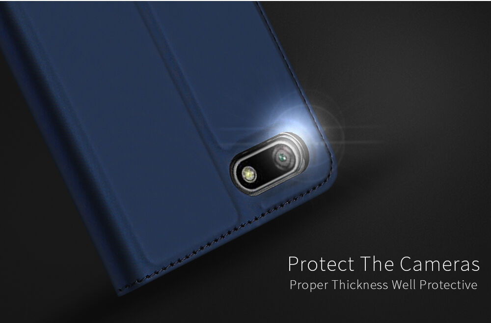 Husă flip Dux Ducis Skin Pro, din piele, pentru Honor 7S - auriu