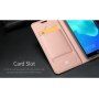 Husă flip Dux Ducis Skin Pro, din piele, pentru Honor 7S - auriu