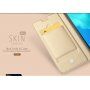 Husă flip Dux Ducis Skin Pro, din piele, pentru Honor 7S - gri