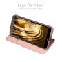 Husă flip Dux Ducis Skin Pro, din piele, pentru Honor 7S - gri