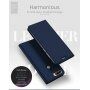 Husă flip Dux Ducis Skin Pro, din piele, pentru Honor 7A - gri