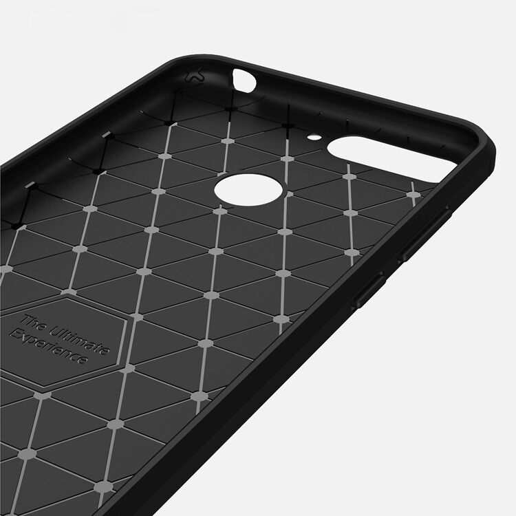 Carcasă rezistentă cu textură șlefuită, pentru Honor 7A - roșu