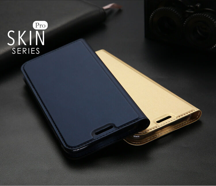 Husă flip Dux Ducis Skin Pro, pentru Samsung Galaxy J5 (2017) - auriu