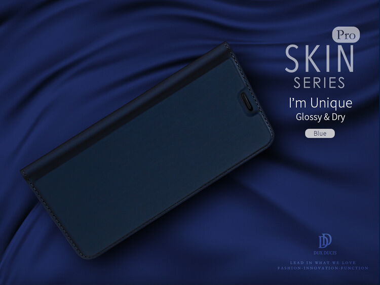 Husă flip Dux Ducis Skin Pro, pentru Samsung Galaxy J5 (2017) - roz-auriu