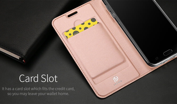 Husă flip Dux Ducis Skin Pro, pentru Samsung Galaxy J5 (2017) - negru