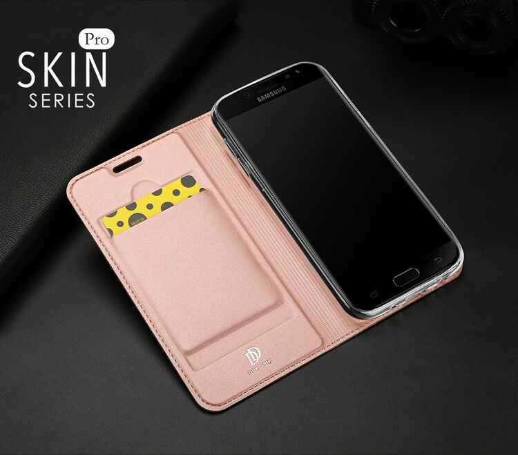 Husă flip Dux Ducis Skin Pro, pentru Samsung Galaxy J5 (2017) - negru