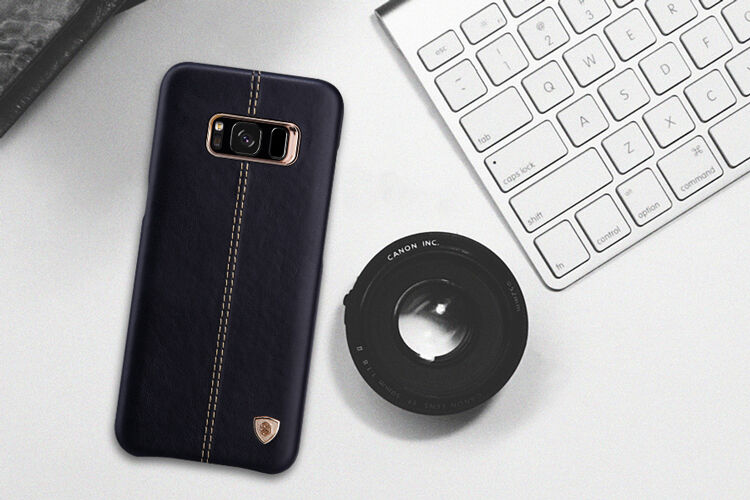Husă din piele Nillkin Englon, pentru Samsung Galaxy S8 - roșu