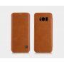 Husă flip Nillkin Qin, din piele, pentru Samsung Galaxy S8 Plus - negru