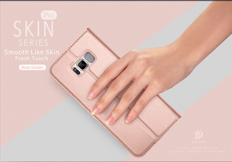 Husă flip Dux Ducis Skin Pro, pentru Samsung Galaxy S8 Plus - gri