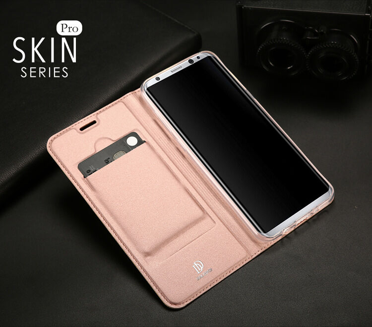 Husă flip Dux Ducis Skin Pro, pentru Samsung Galaxy S8 Plus - gri