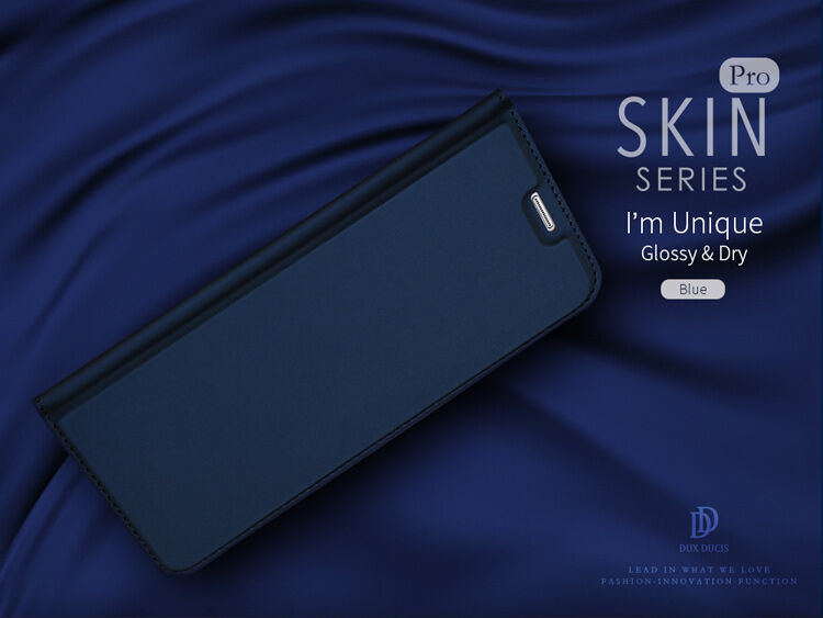 Husă flip Dux Ducis Skin Pro, pentru Samsung Galaxy S8 - albastru închis