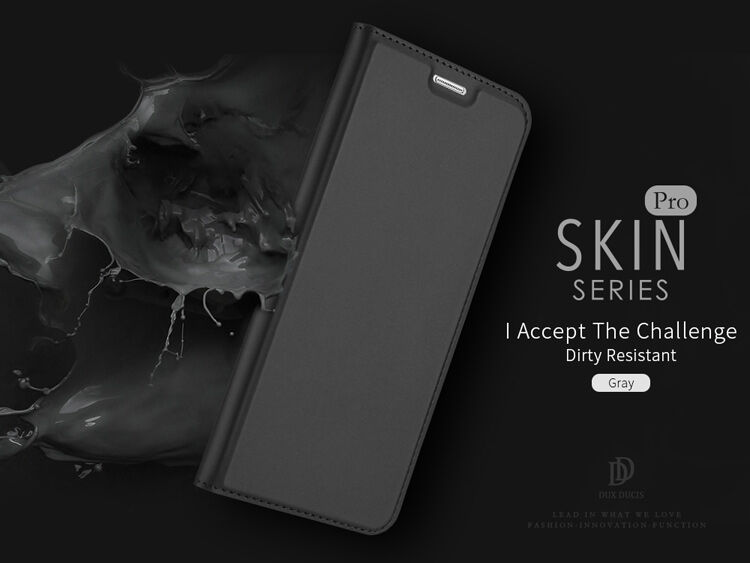 Husă flip Dux Ducis Skin Pro, pentru Samsung Galaxy S8 - albastru închis