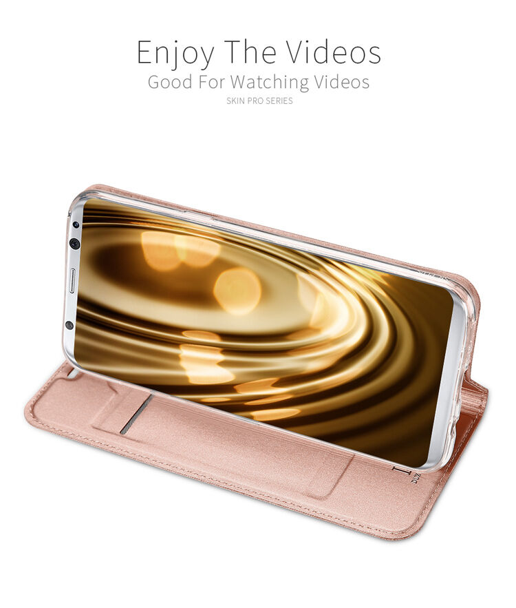 Husă flip Dux Ducis Skin Pro, pentru Samsung Galaxy S8 - albastru închis