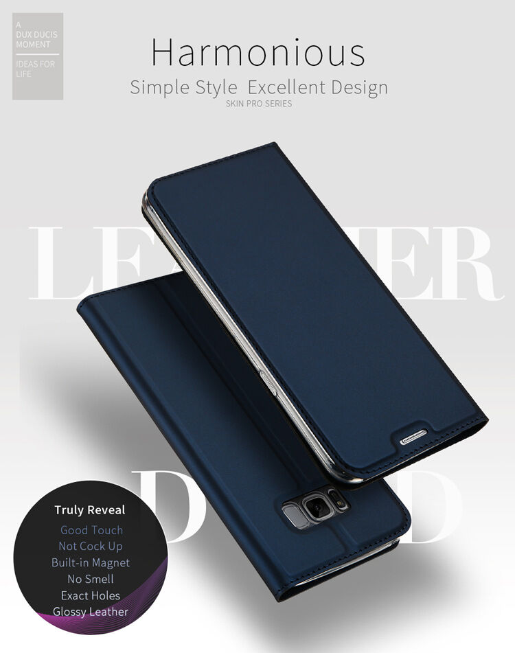 Husă flip Dux Ducis Skin Pro, pentru Samsung Galaxy S8 - gri