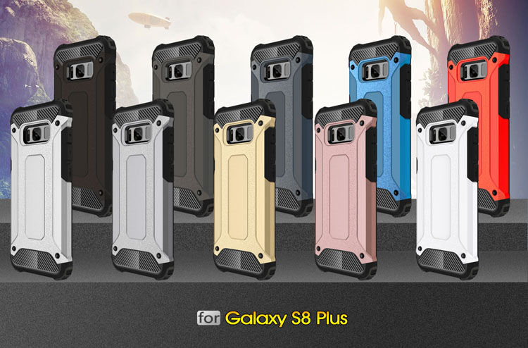 Carcasă super rezistentă Armor, pentru Samsung Galaxy S8 Plus - negru