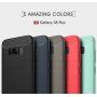 Carcasă din plastic cu textură șlefuită, pentru Samsung Galaxy S8 Plus - albastru închis