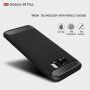 Carcasă din plastic cu textură șlefuită, pentru Samsung Galaxy S8 Plus - negru