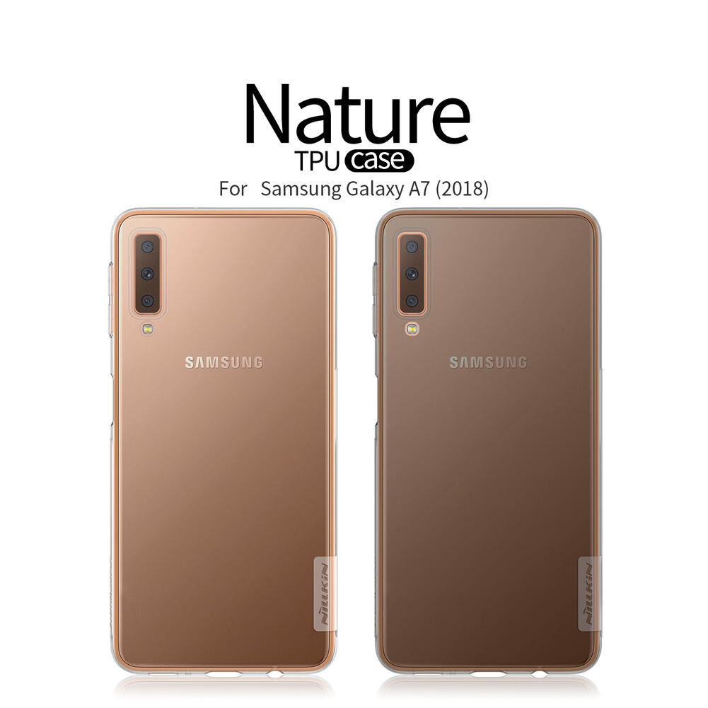 Carcasă Nillkin Nature, din plastic, pentru Samsung Galaxy A7 (2018) - gri