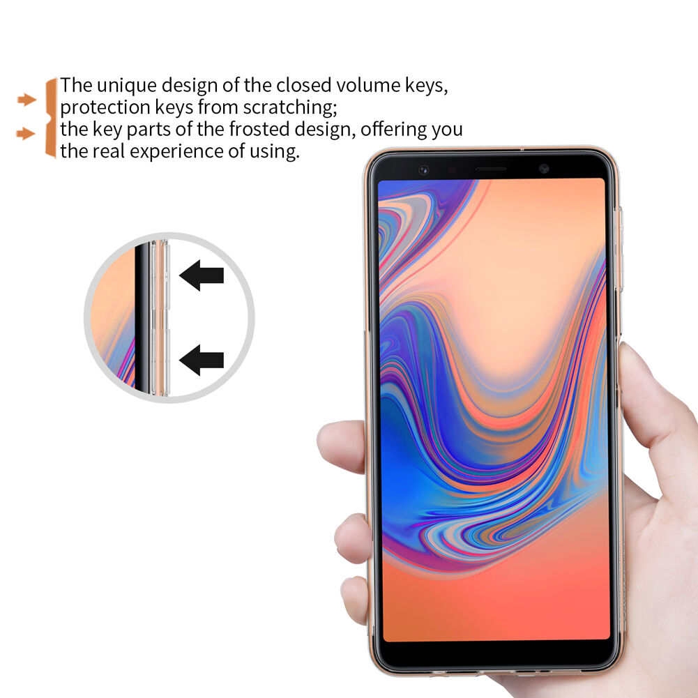 Carcasă Nillkin Nature, din plastic, pentru Samsung Galaxy A7 (2018) - transparent