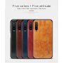 Husă Mofi, din piele, pentru Samsung Galaxy A7 (2018) - negru