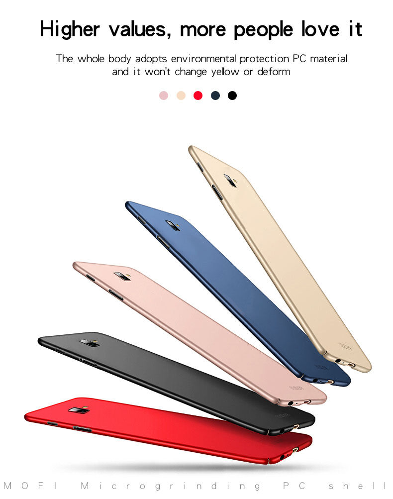 Carcasă Mofi Frosted pentru Samsung Galaxy J6 Plus - roșu