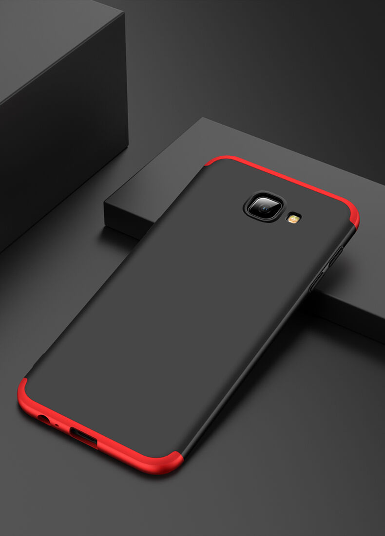 Gkk Carcasă rezistentă pentru Samsung Galaxy J4 Plus - negru-auriu