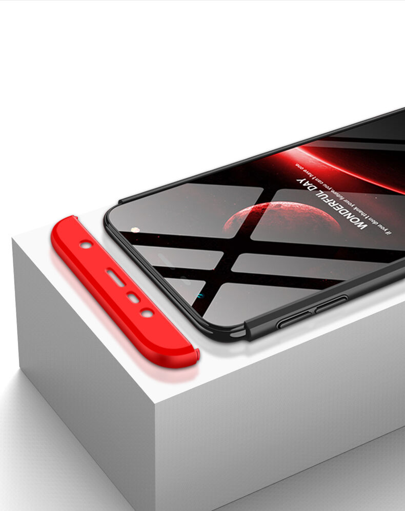 Gkk Carcasă rezistentă pentru Samsung Galaxy J4 Plus - argintiu-negru