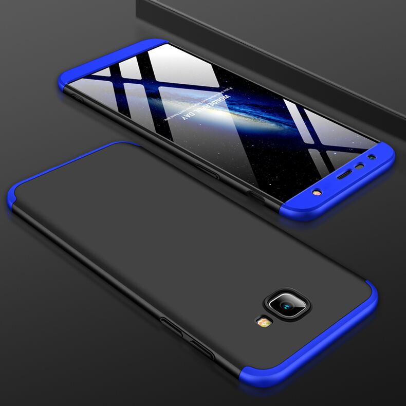 Gkk Carcasă rezistentă pentru Samsung Galaxy J4 Plus - argintiu-negru