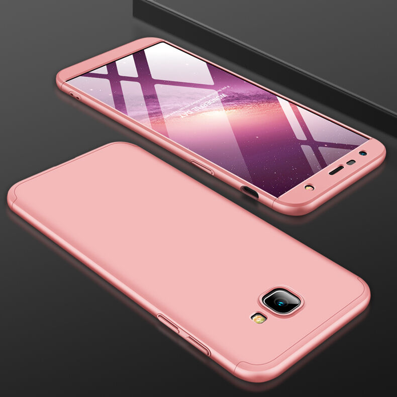 Gkk Carcasă rezistentă pentru Samsung Galaxy J4 Plus - argintiu-negru Gkk Carcasă rezistentă pentru Samsung Galaxy J4 Plus - argintiu-negru