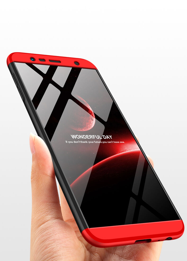 Gkk Carcasă rezistentă pentru Samsung Galaxy J4 Plus - negru
