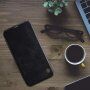 Husă flip Nillkin Qin, din piele, pentru Samsung Galaxy J4 Plus - negru