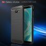 Carcasă din plastic cu textură șlefuită, pentru Samsung Galaxy J4 Plus - gri