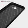 Carcasă din plastic cu textură șlefuită, pentru Samsung Galaxy J4 Plus - gri