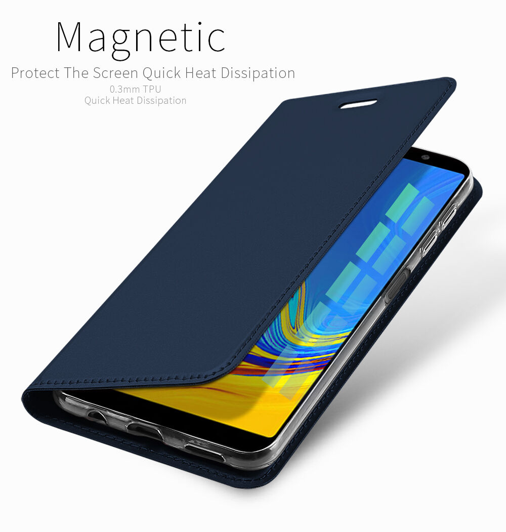 Husă flip Dux Ducis Skin Pro, pentru Samsung Galaxy A7 (2018) - auriu