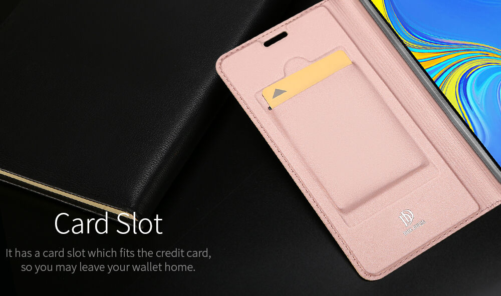 Husă flip Dux Ducis Skin Pro, pentru Samsung Galaxy A7 (2018) - gri