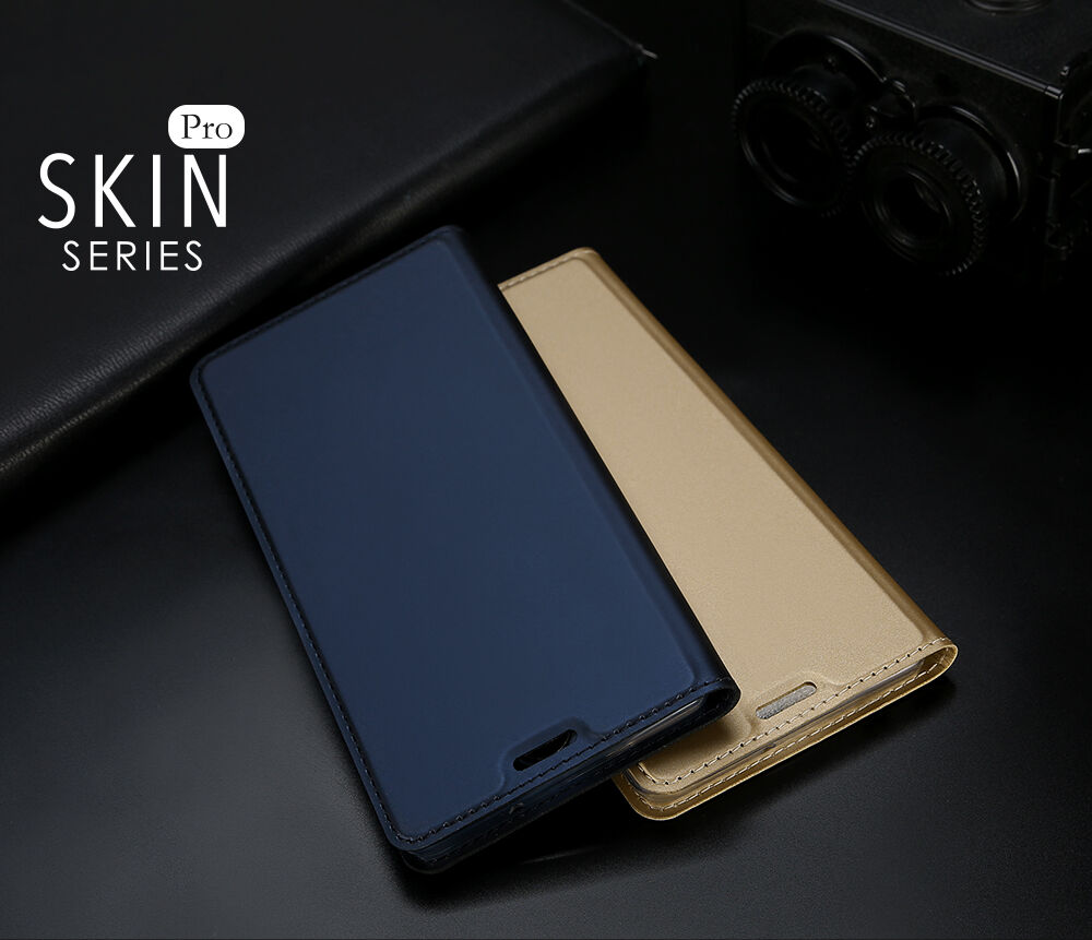 Husă flip Dux Ducis Skin Pro, pentru Samsung Galaxy A7 (2018) - gri