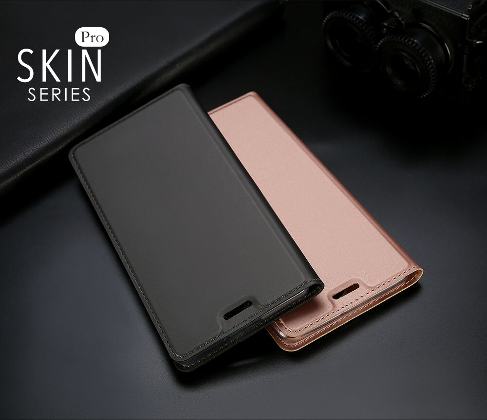 Husă flip Dux Ducis Skin Pro, pentru Samsung Galaxy A7 (2018) - gri