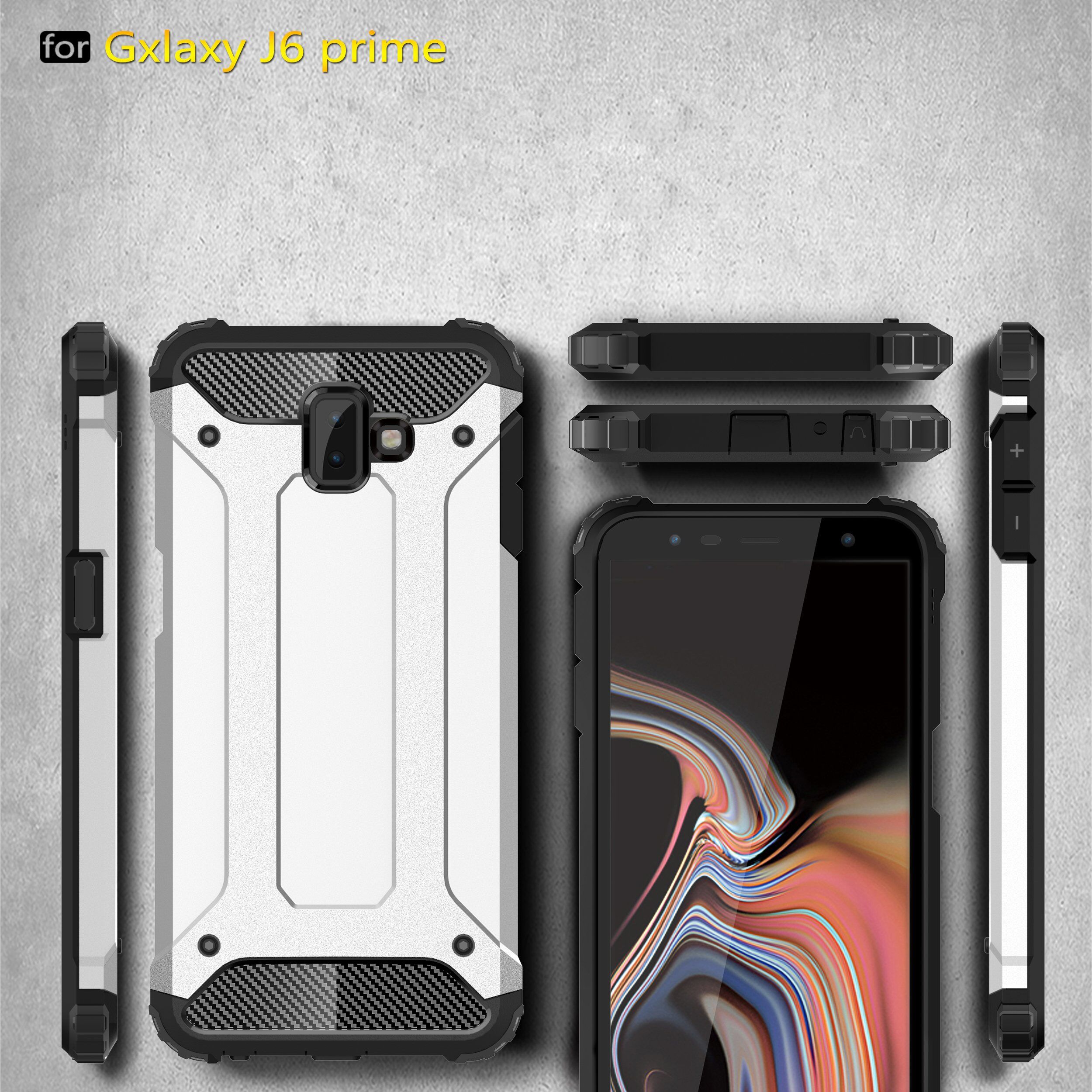 Carcasă super rezistentă Armor, pentru Samsung Galaxy J6 Plus - auriu