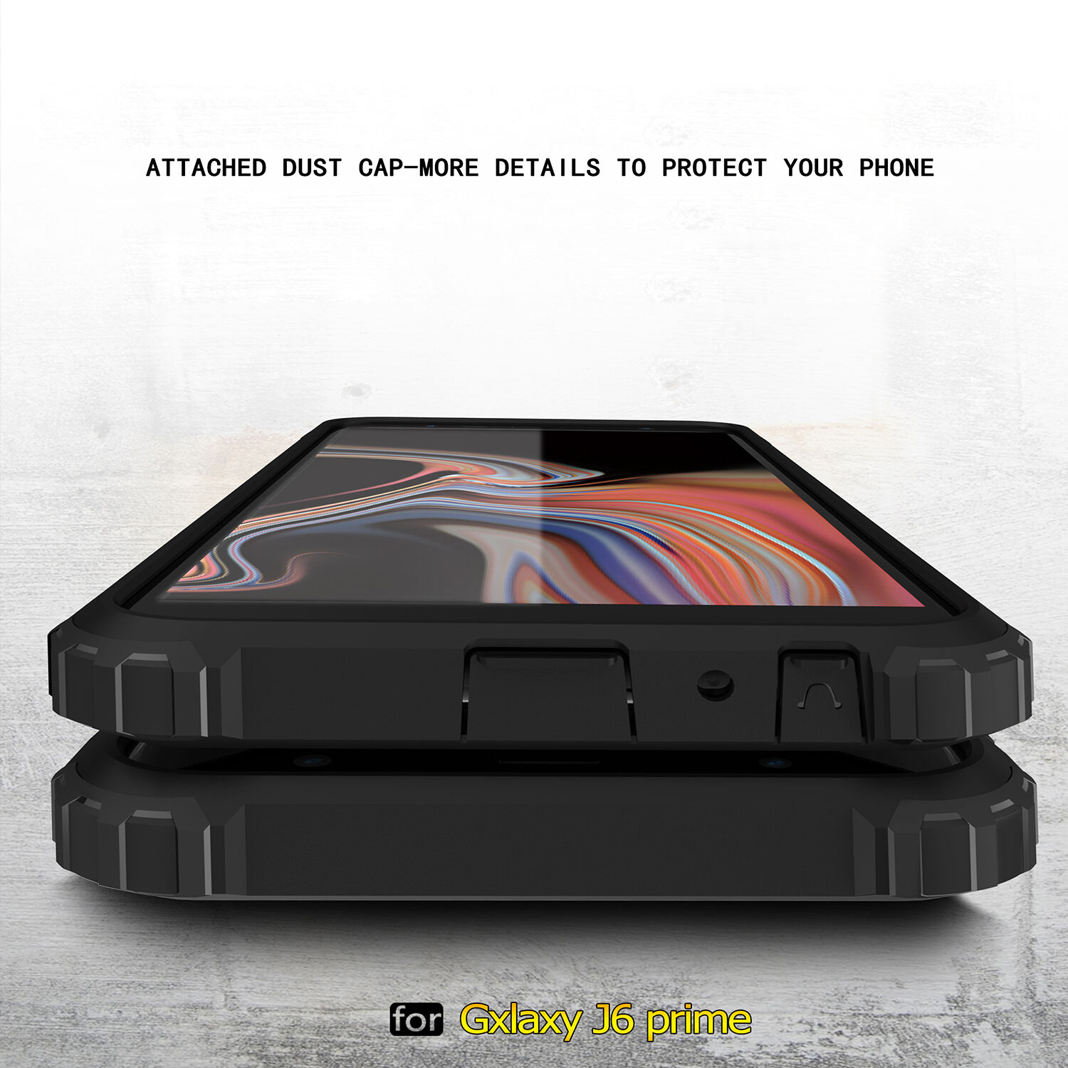 Carcasă super rezistentă Armor, pentru Samsung Galaxy J6 Plus - auriu