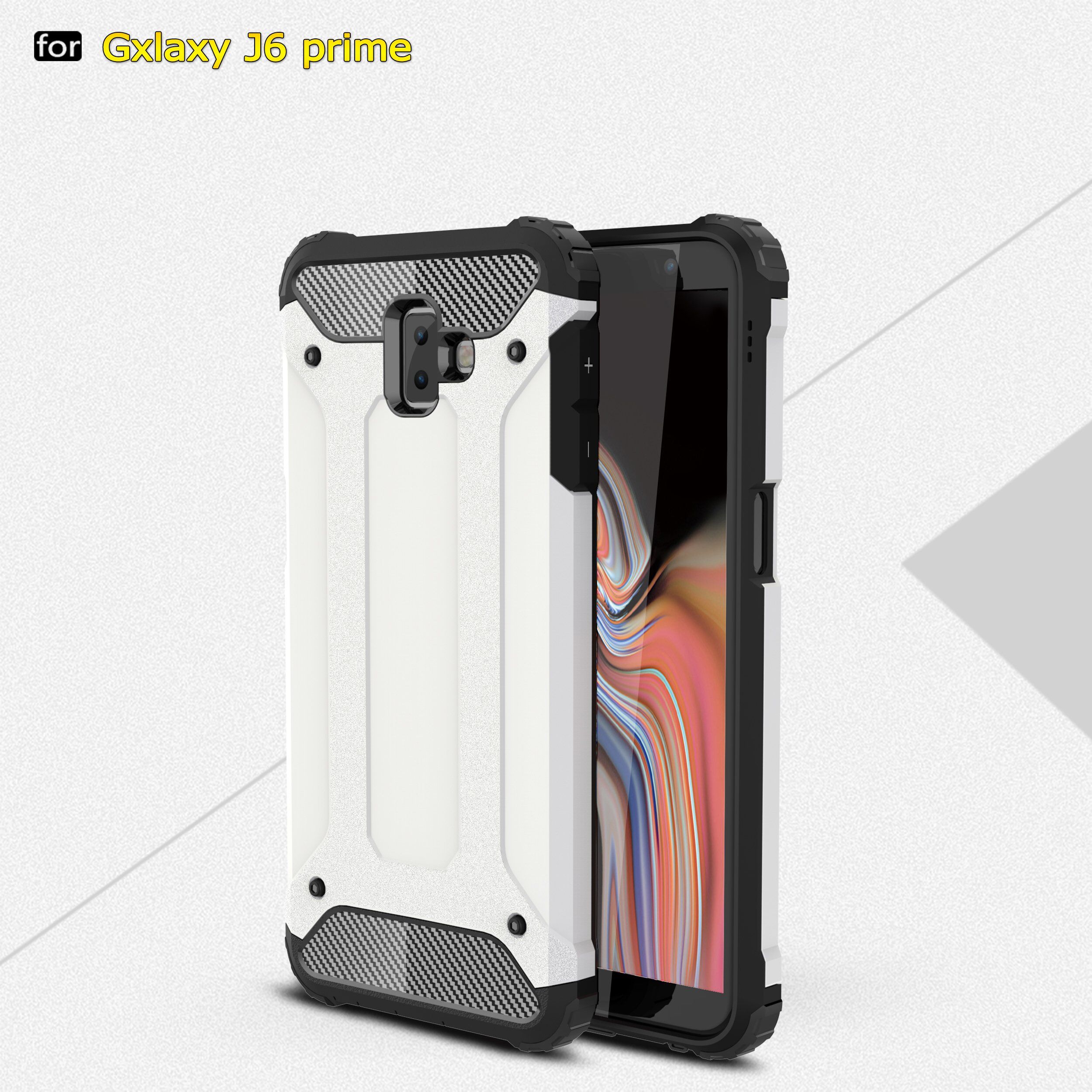 Carcasă super rezistentă Armor, pentru Samsung Galaxy J6 Plus - auriu